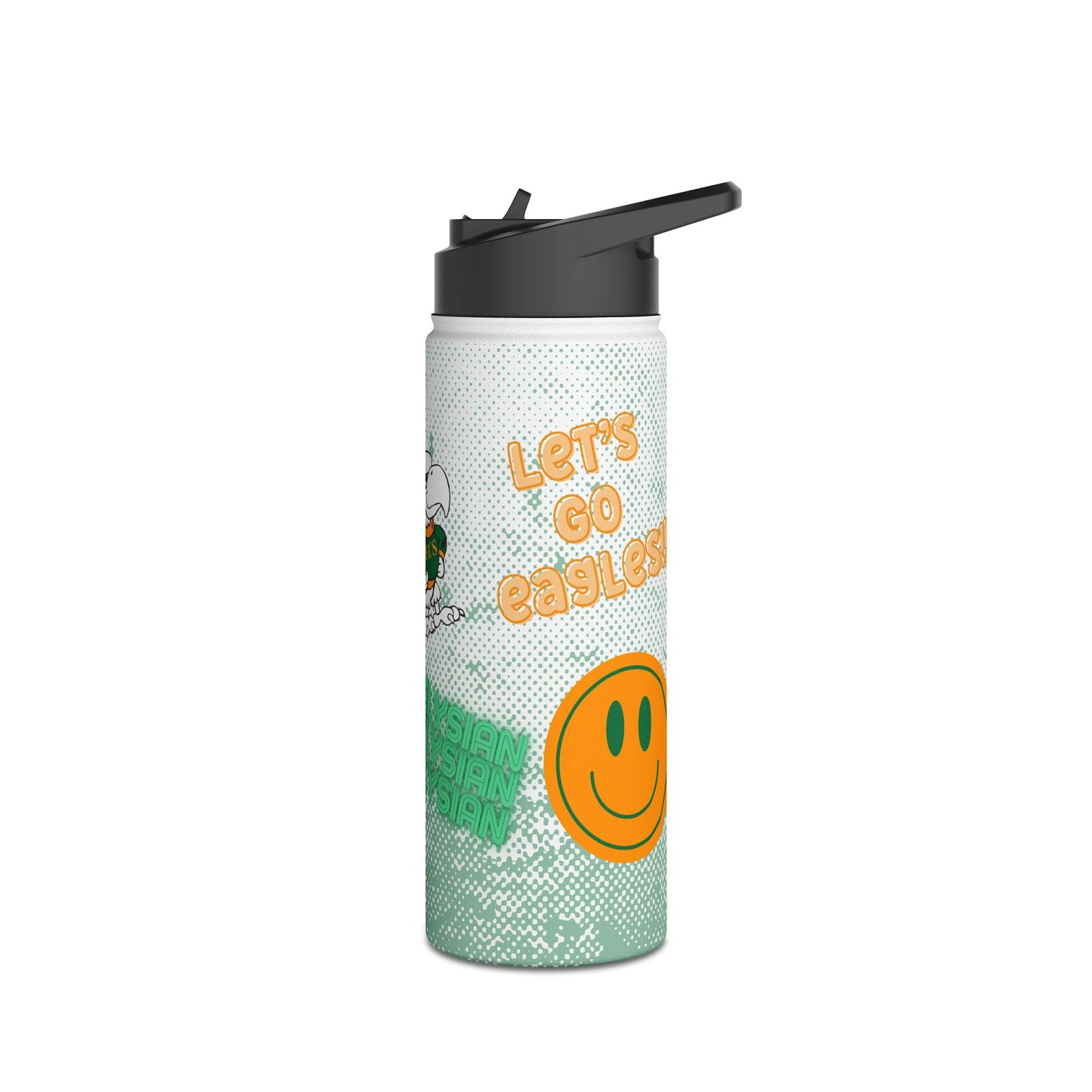 Smiley Face Stainless Steel Water Bottle