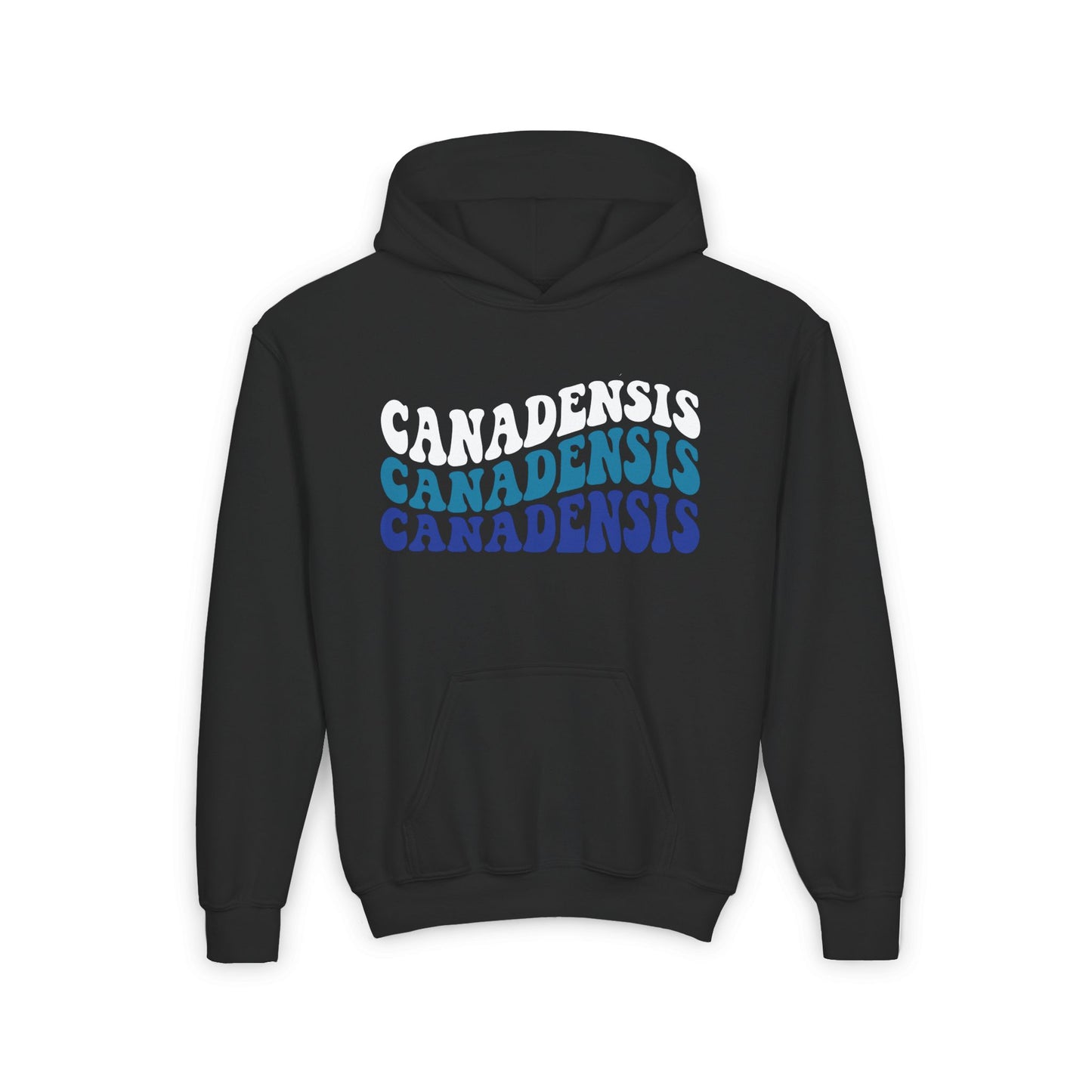Retro Wavy Youth Custom Hooded Sweatshirt