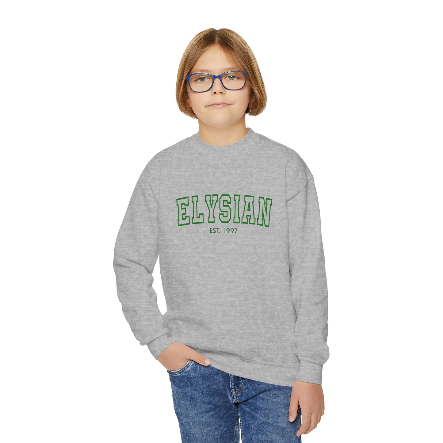 Youth Elysian Collegiate Crewneck Sweatshirt