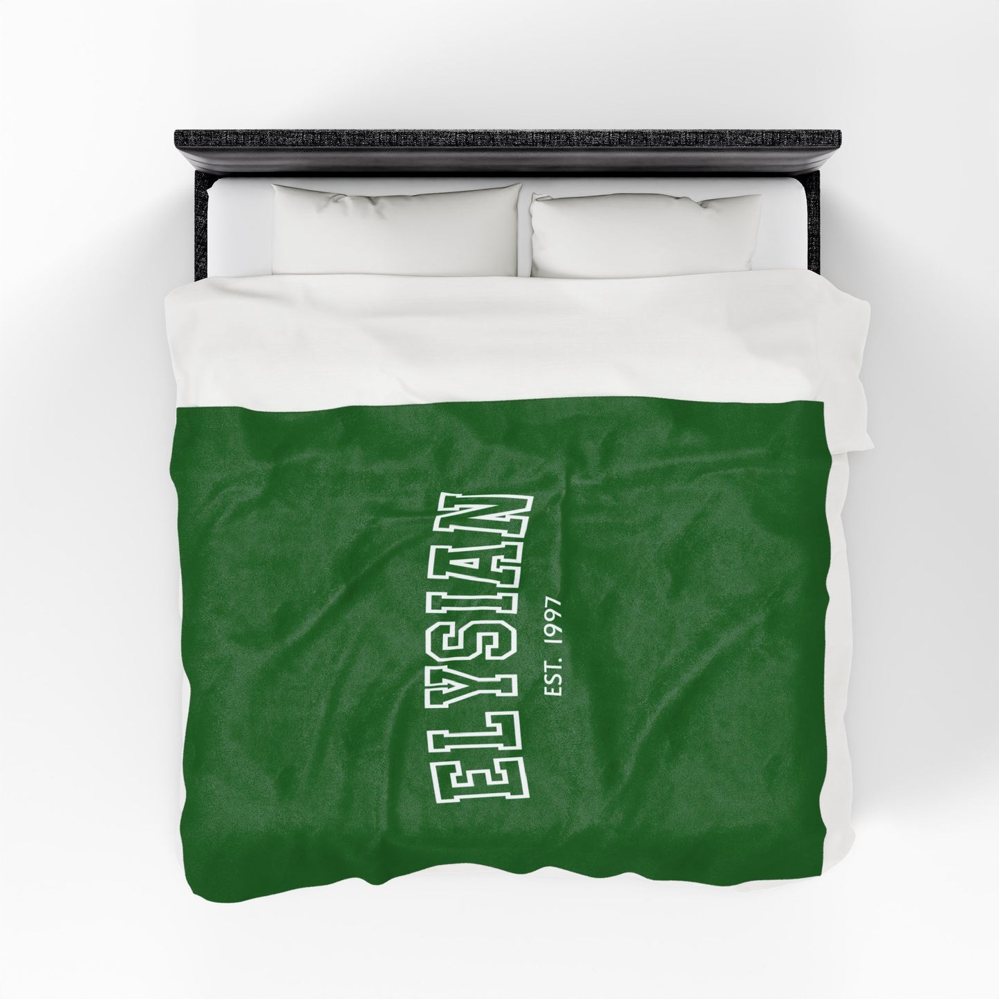 Elysian Velveteen Plush Blanket — Cozy College-Style
