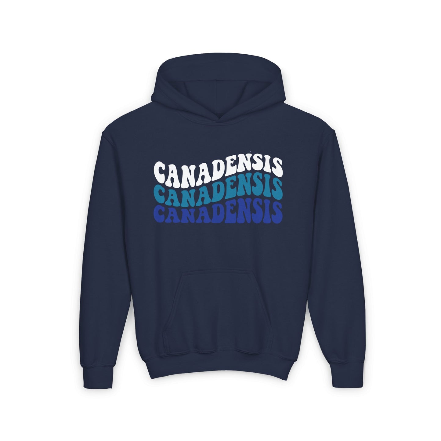 Retro Wavy Youth Custom Hooded Sweatshirt