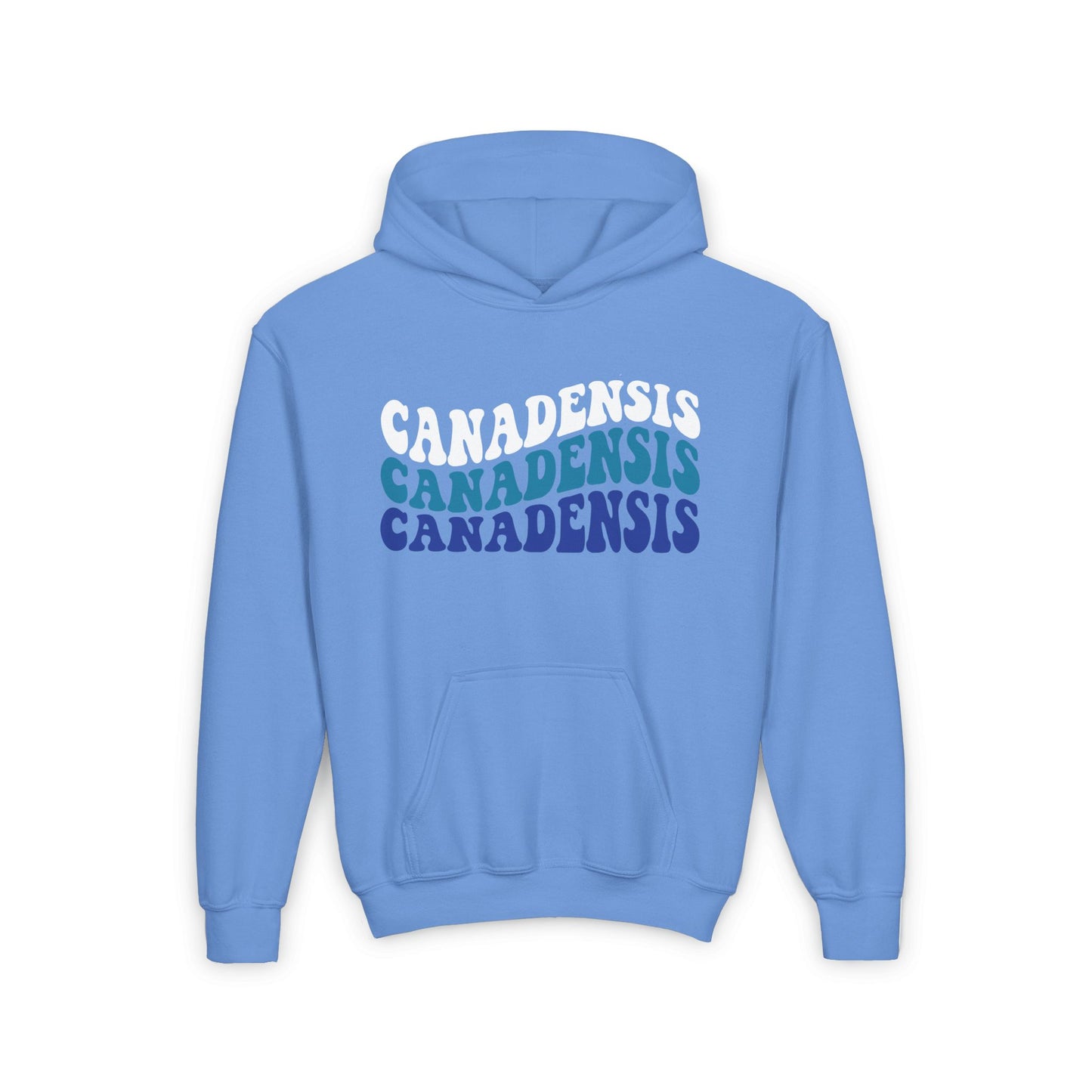 Retro Wavy Youth Custom Hooded Sweatshirt