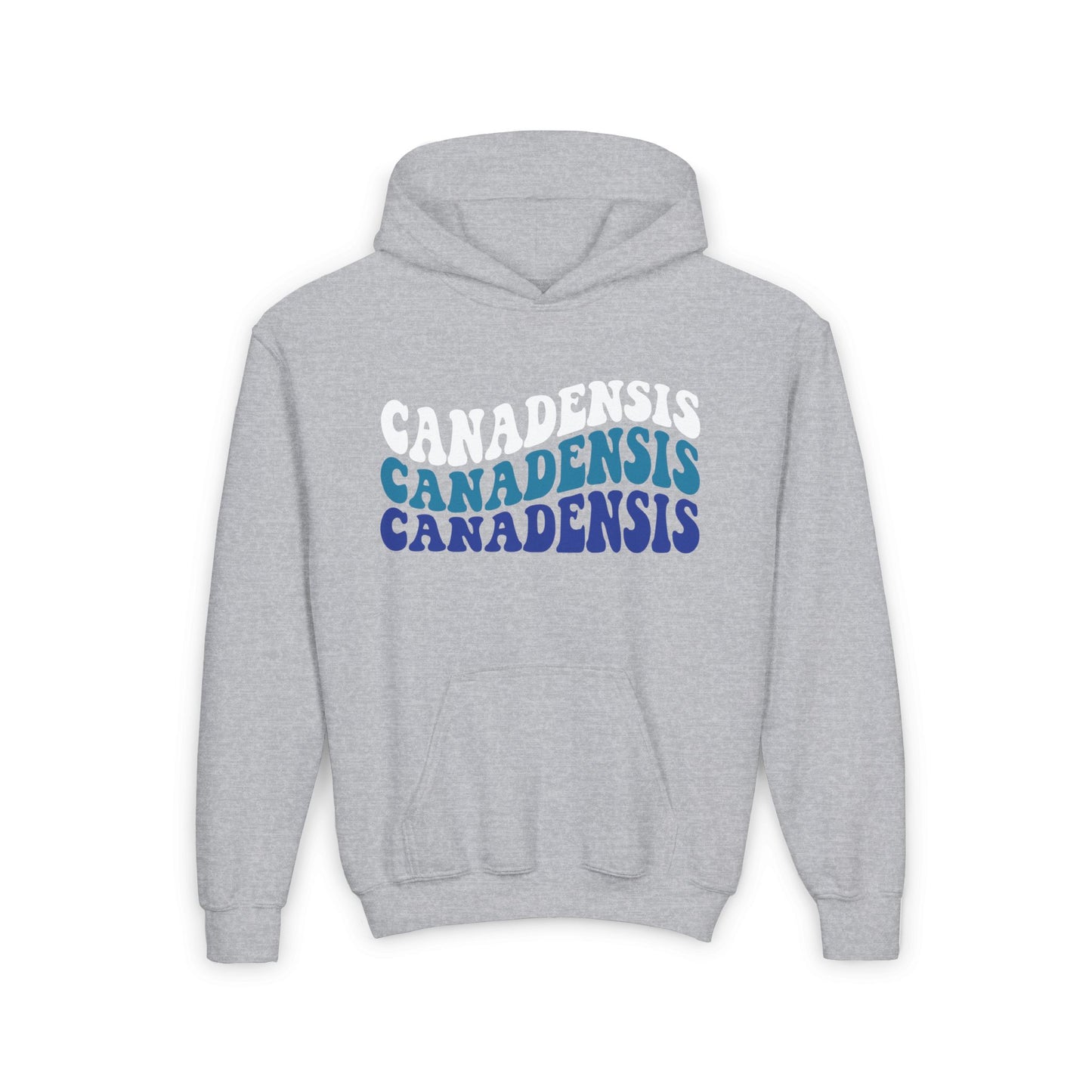 Retro Wavy Youth Custom Hooded Sweatshirt