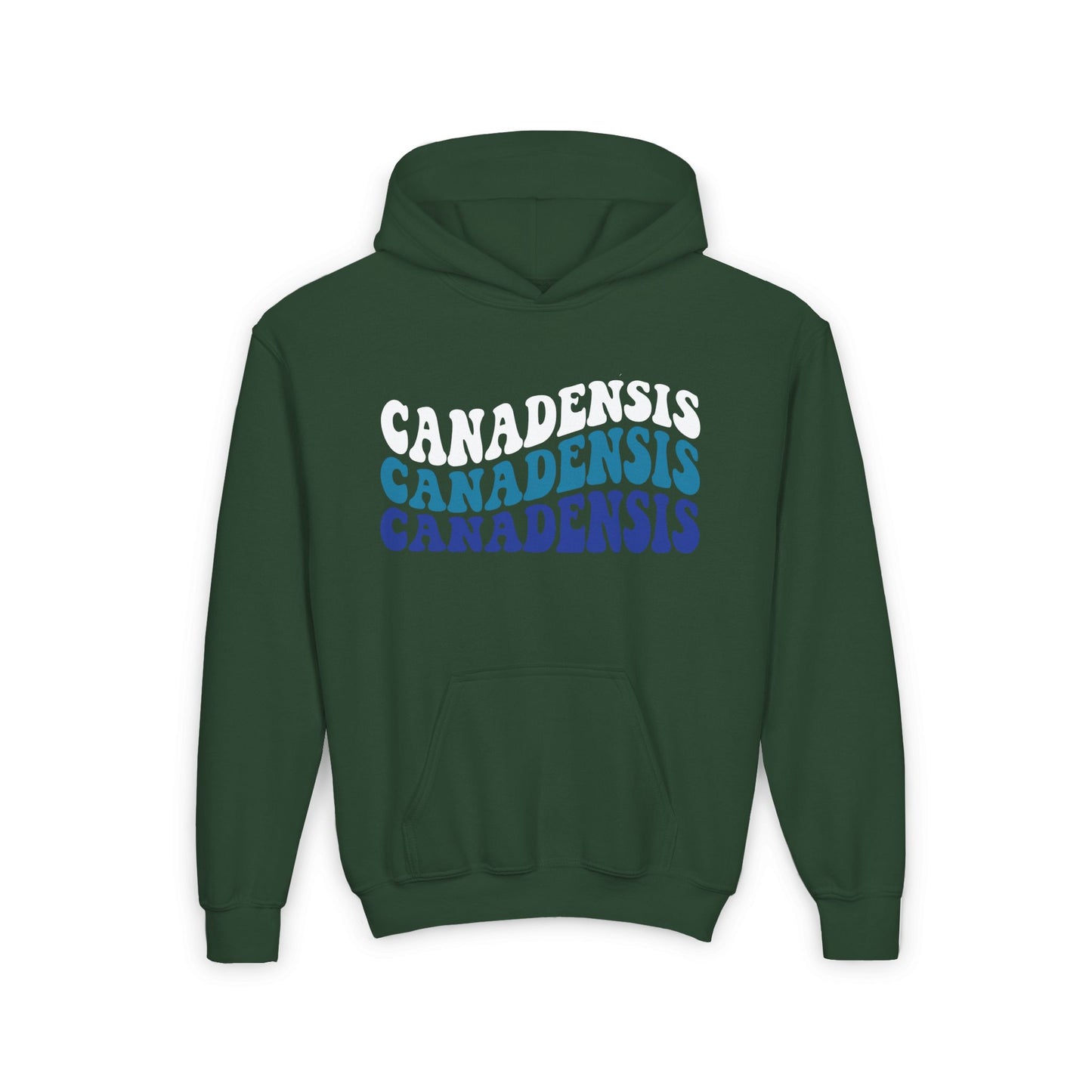Retro Wavy Youth Custom Hooded Sweatshirt