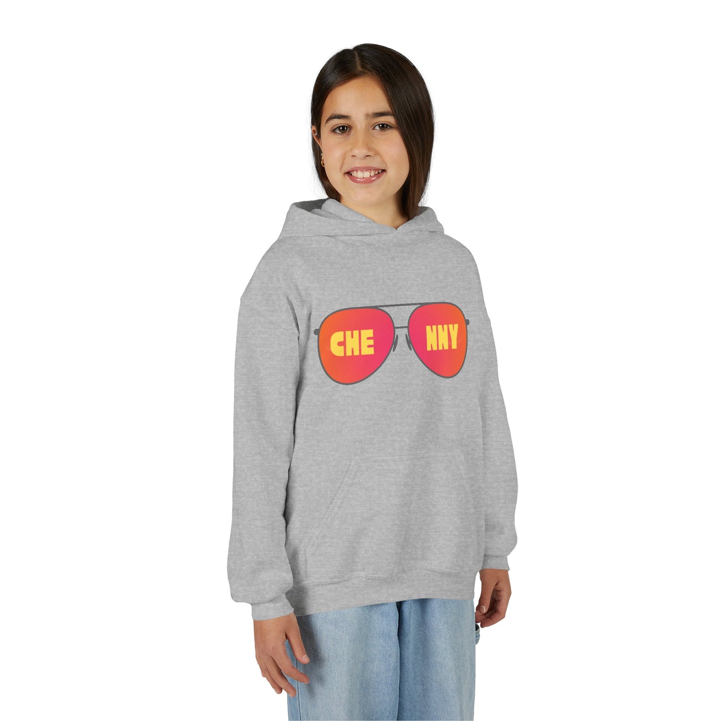Aviator Sunnies Custom Youth Hoodie