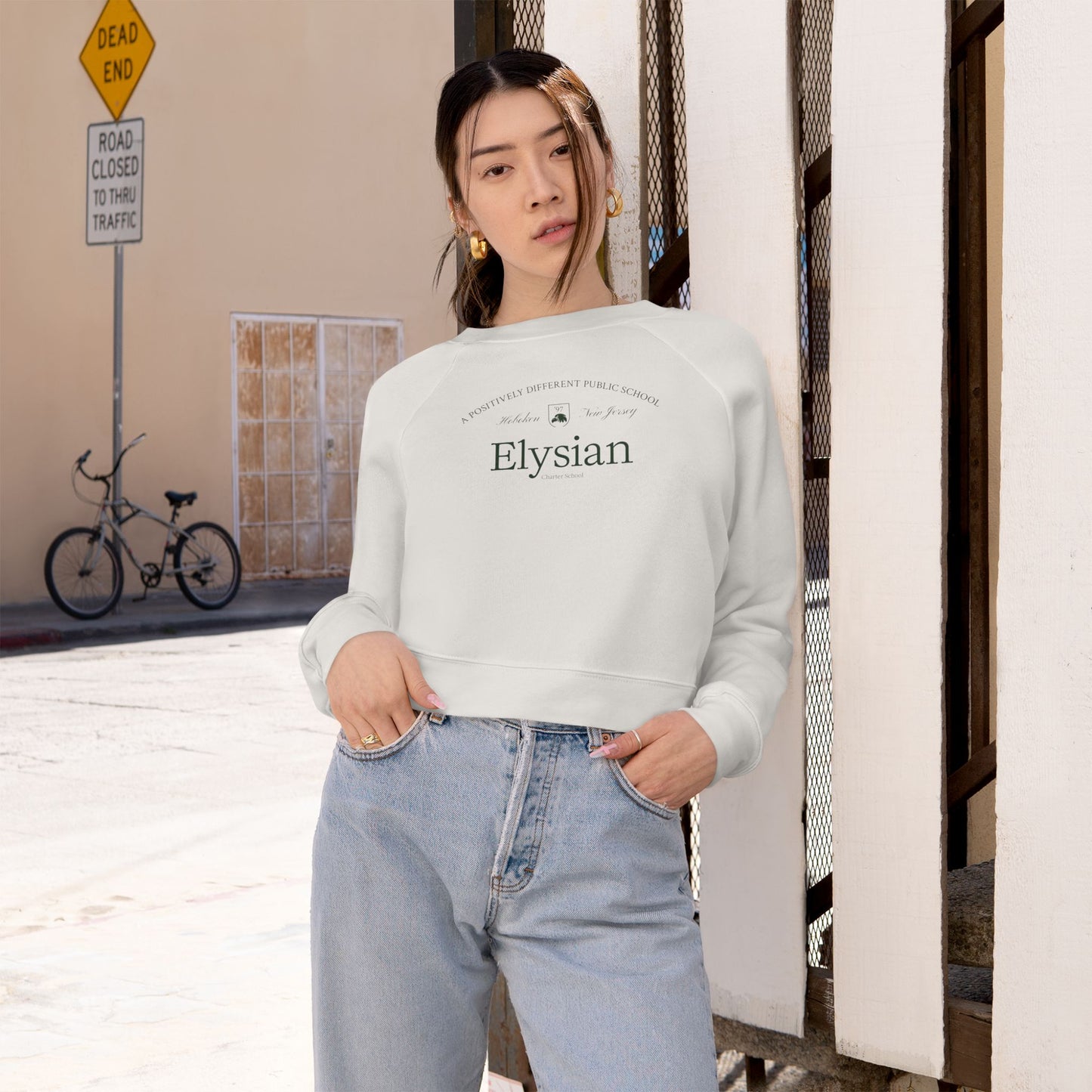 Women's Cropped Fleece Pullover