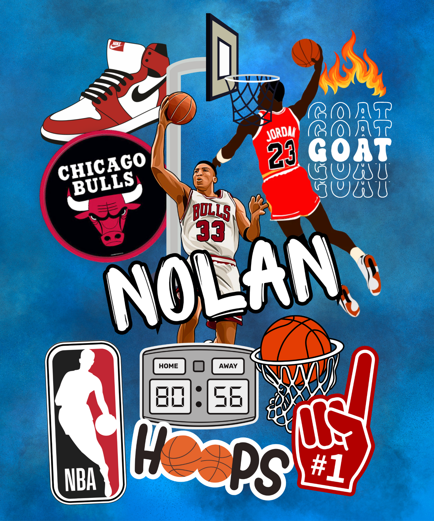 Favorite Things Personalized Blanket – Custom Collage with Photos, Hobbies, and Name