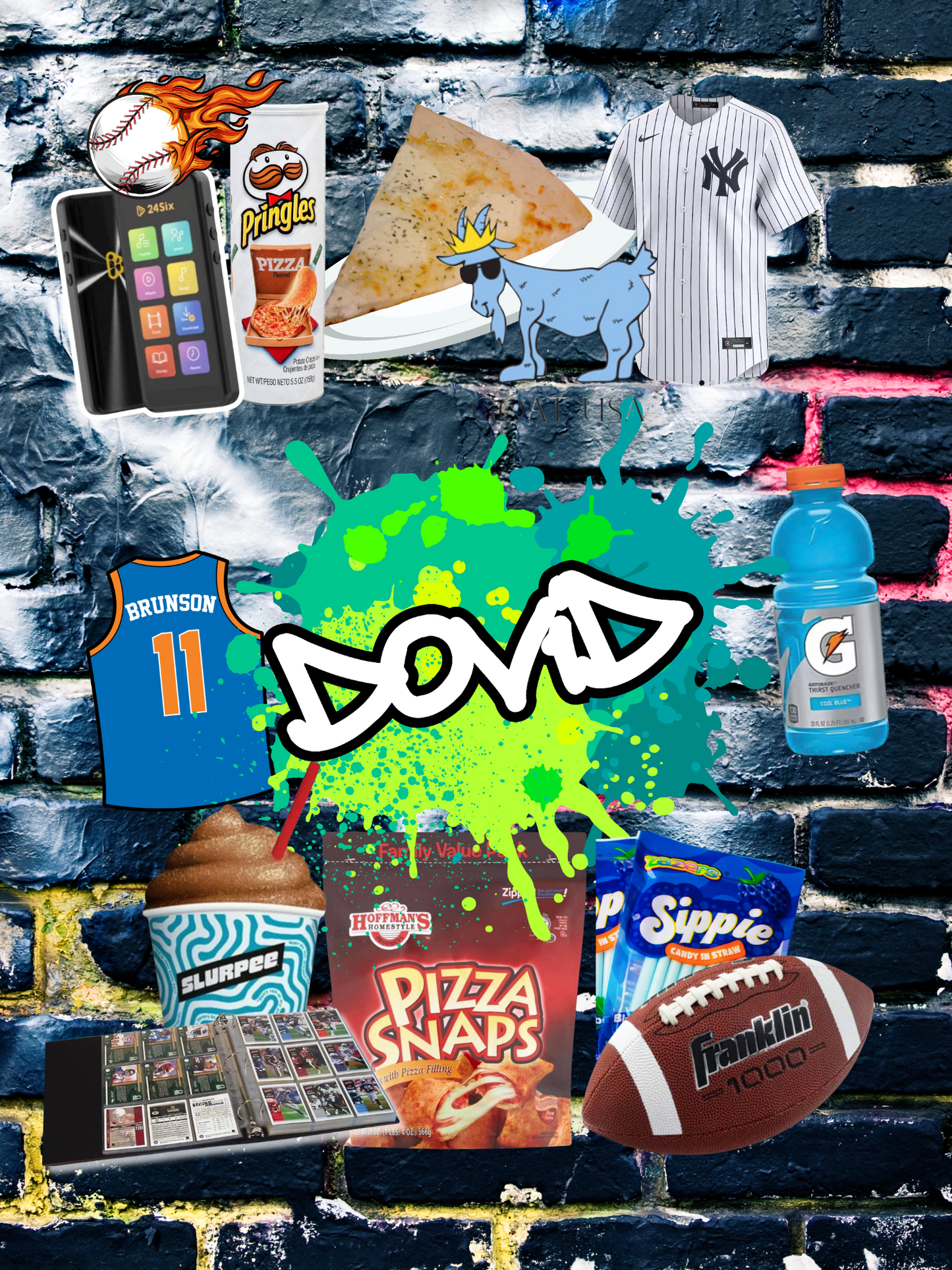 Favorite Things Personalized Blanket – Custom Collage with Photos, Hobbies, and Name