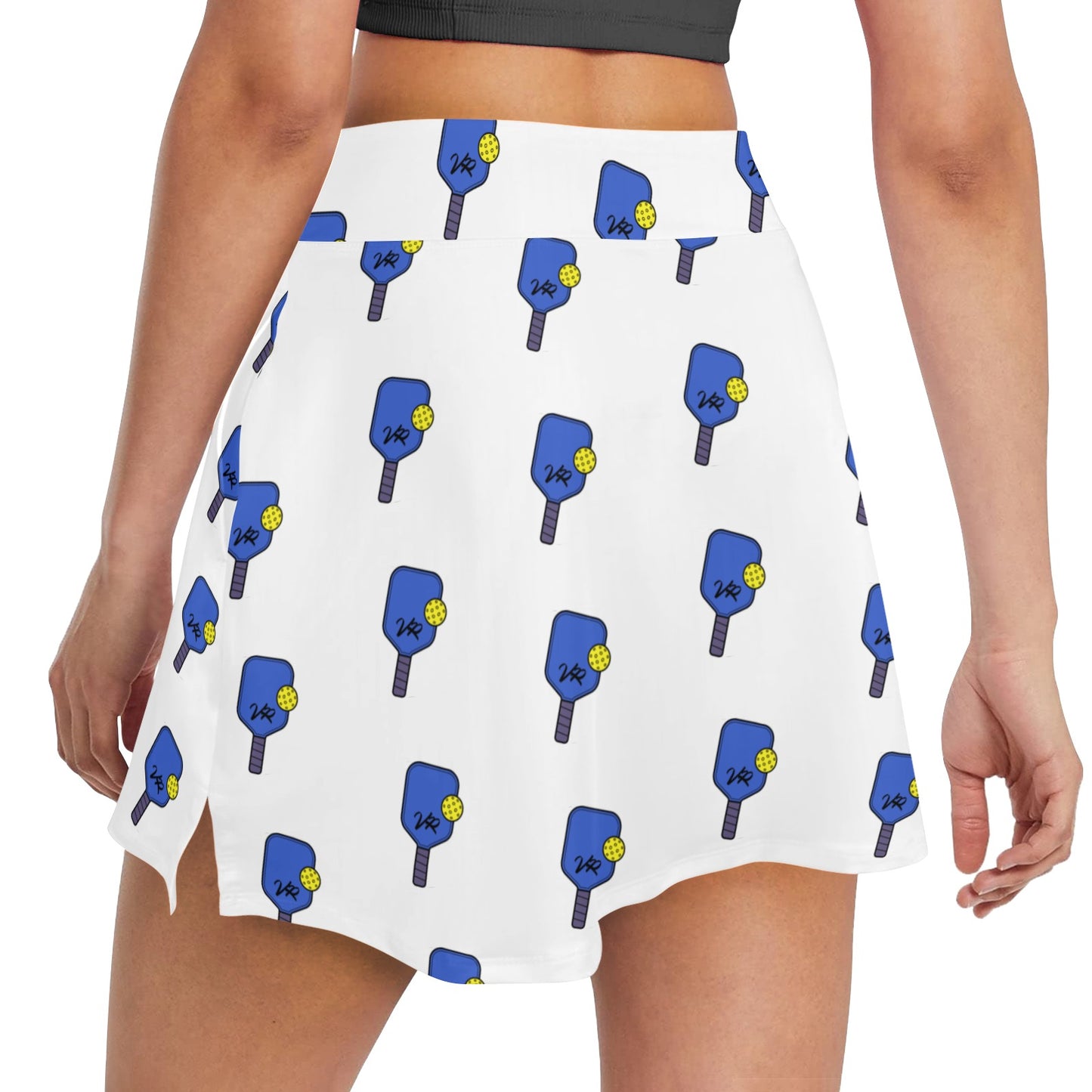 Custom Logo Pattern Athletic Skirt | Personalized Sports Skort | Team Logo Tennis Golf Pickleball Skirt