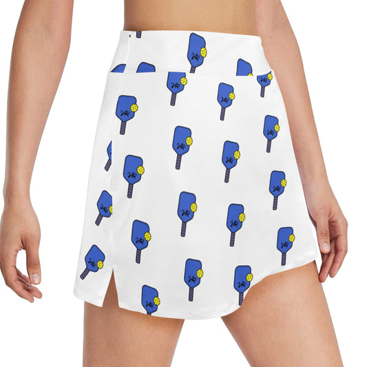 Custom Logo Pattern Athletic Skirt | Personalized Sports Skort | Team Logo Tennis Golf Pickleball Skirt